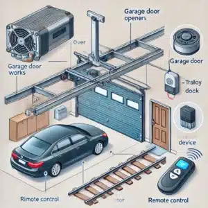 how does a garage door opener work