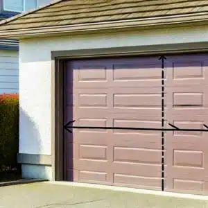 garage door width